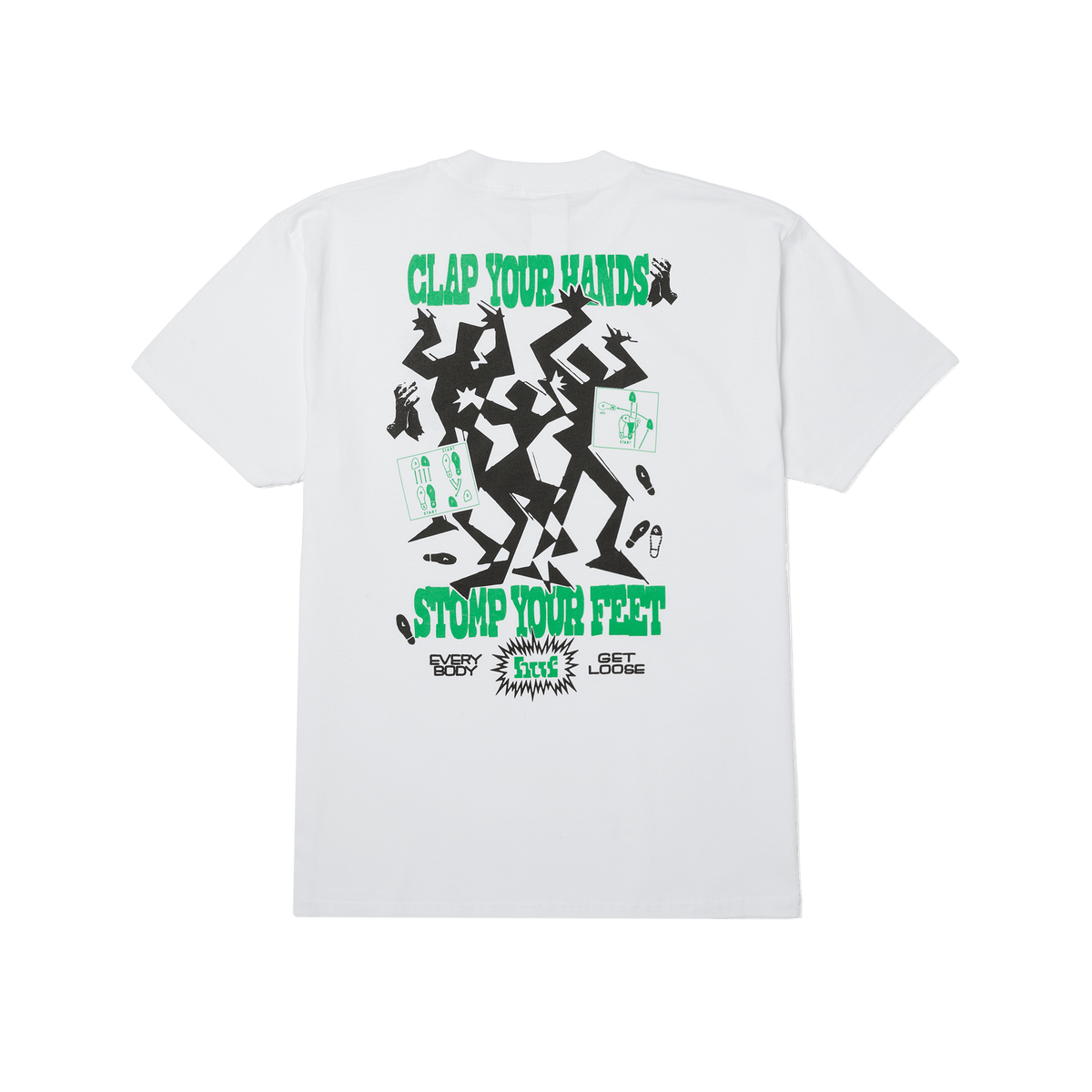 Huf Everybody Get Loose T-Shirt White