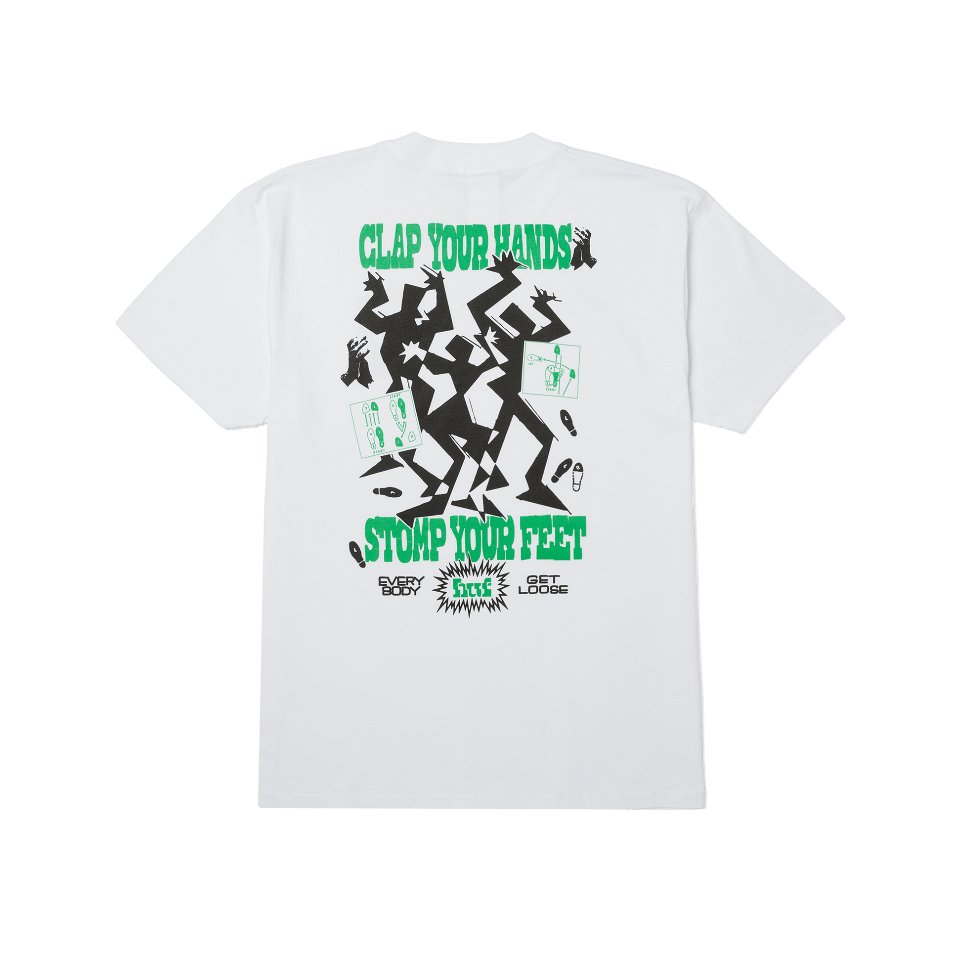 Huf Everybody Get Loose T-Shirt White