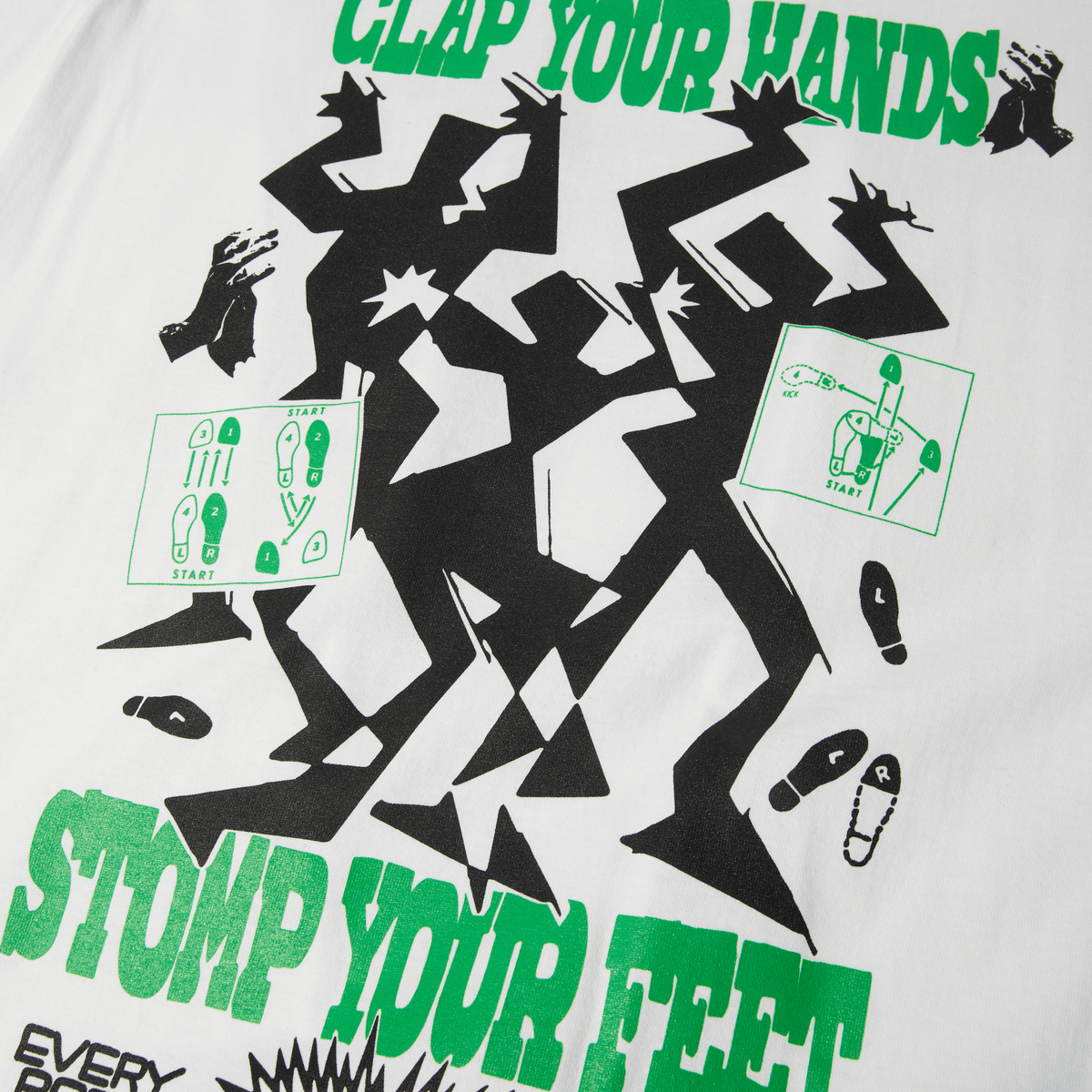 Huf Everybody Get Loose T-Shirt White