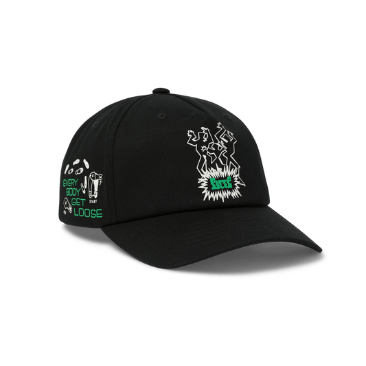 Huf Everybody Get Loose Snapback Hat Black