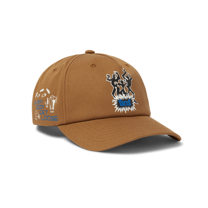 Huf Everybody Get Loose Snapback Hat Camel