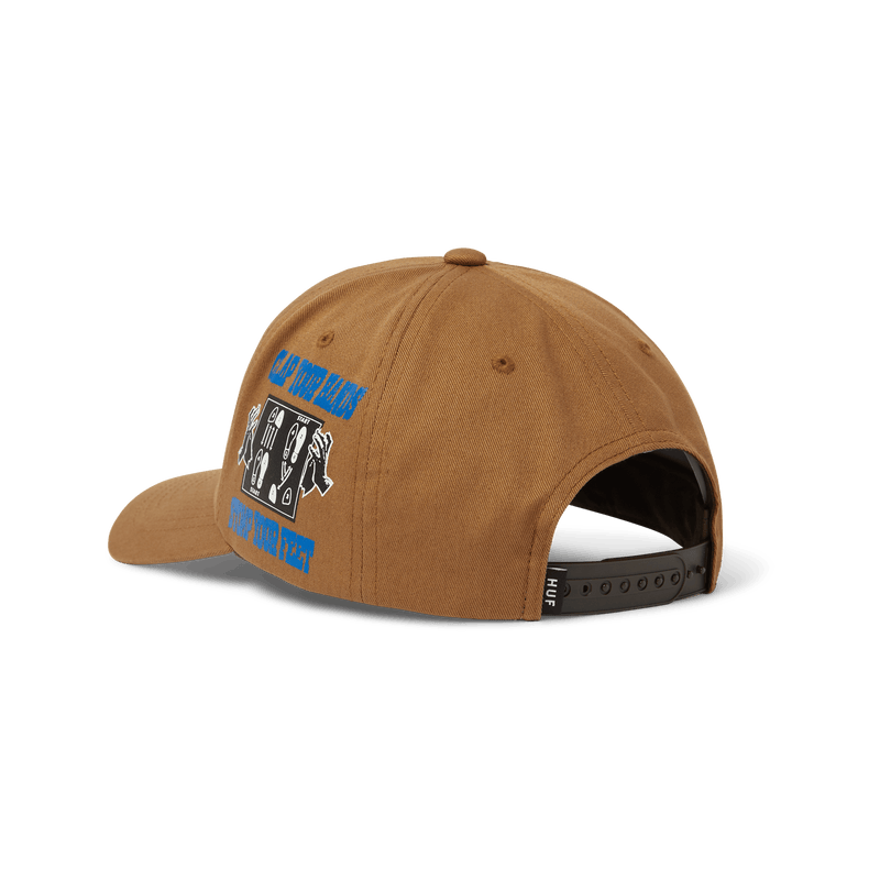 Huf Everybody Get Loose Snapback Hat Camel
