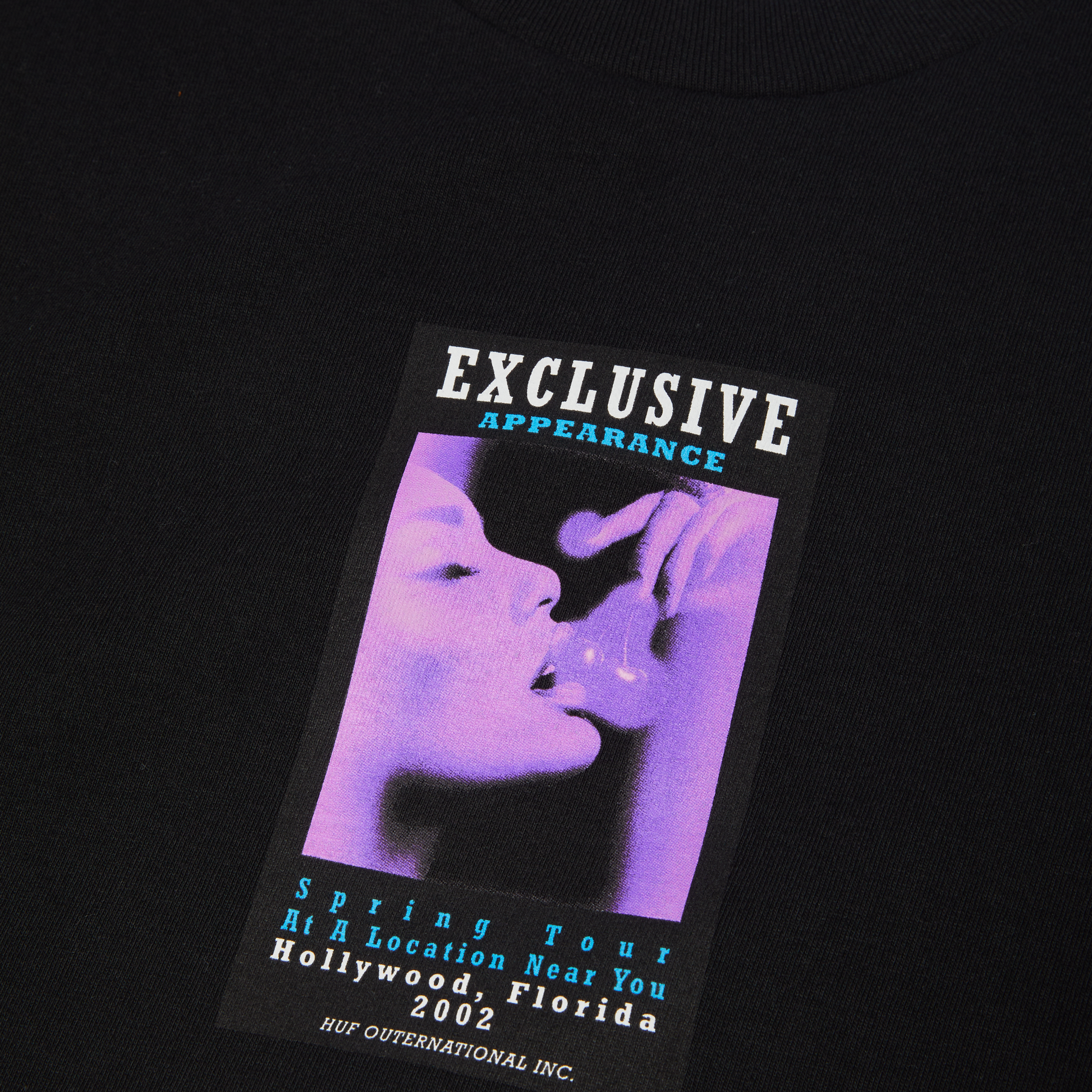 HUF Exclusive Appearance T-Shirt Black