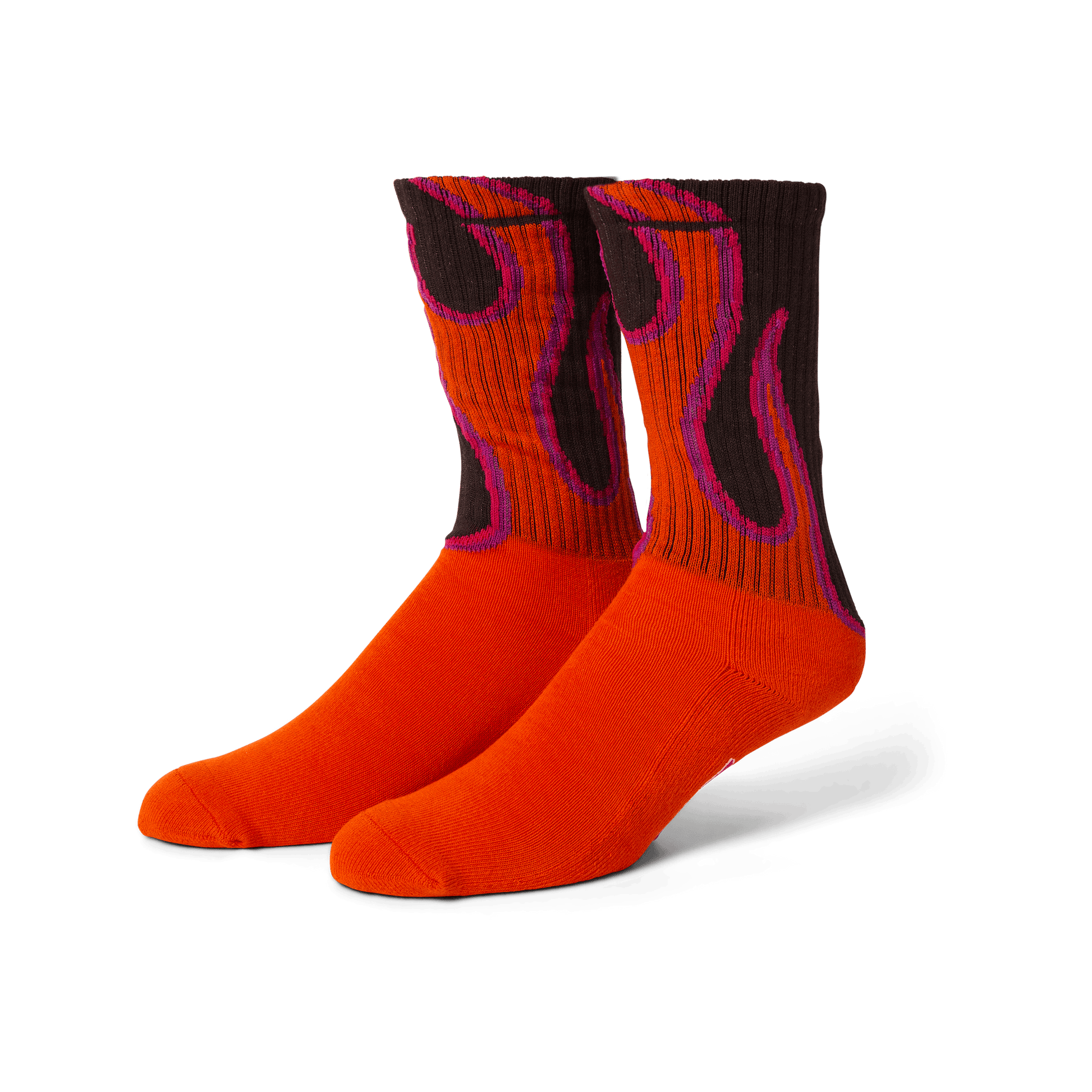 HUF Exhaust Crew Sock Brown