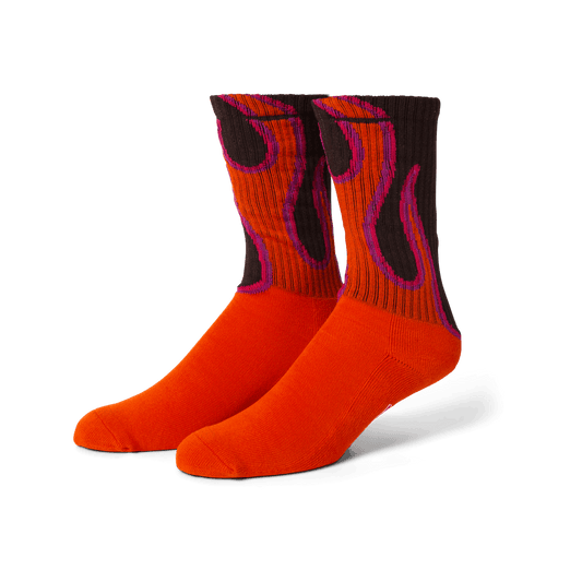 HUF Exhaust Crew Sock Brown