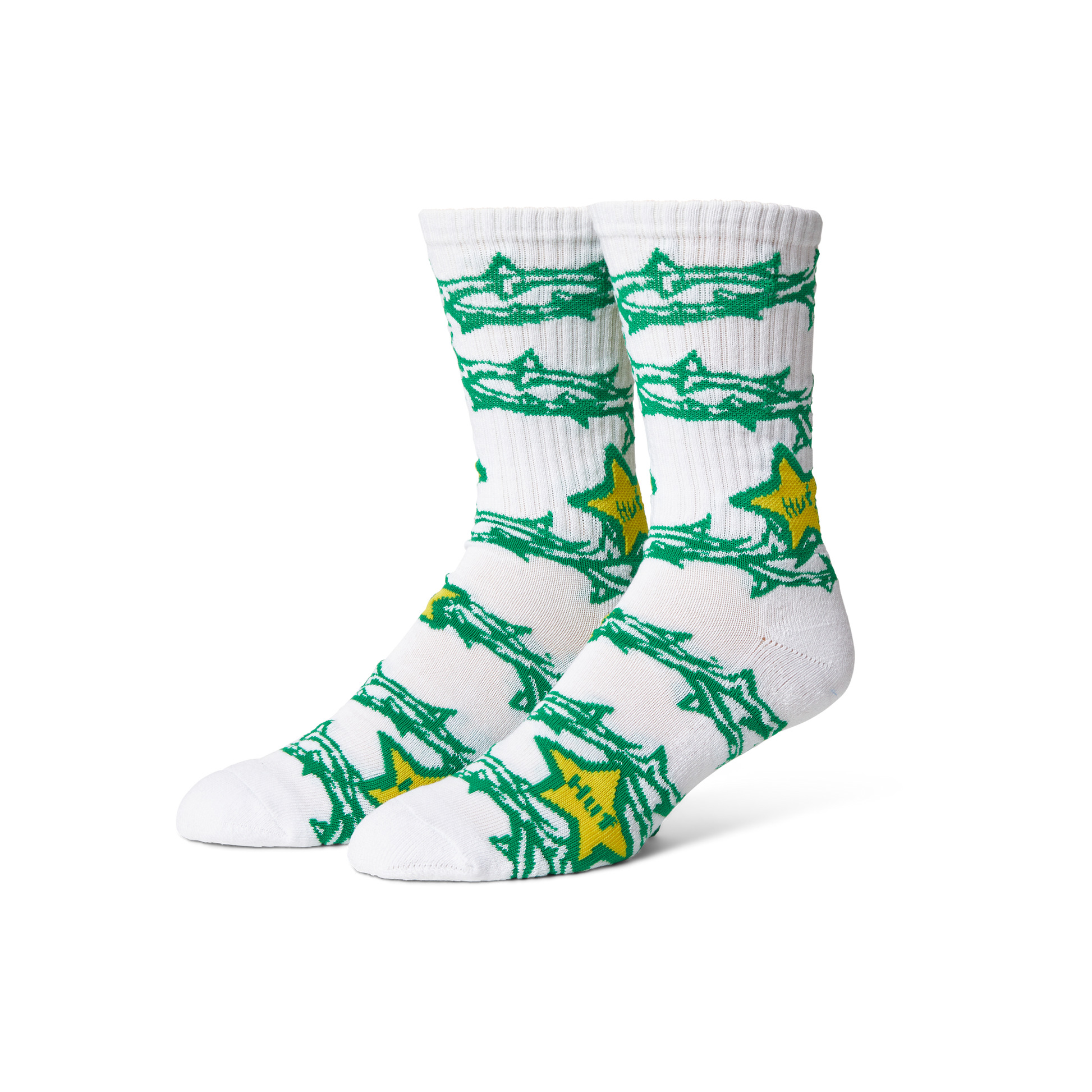 HUF Fantasies Crew Sock White