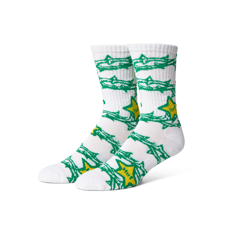 HUF Fantasies Crew Sock White