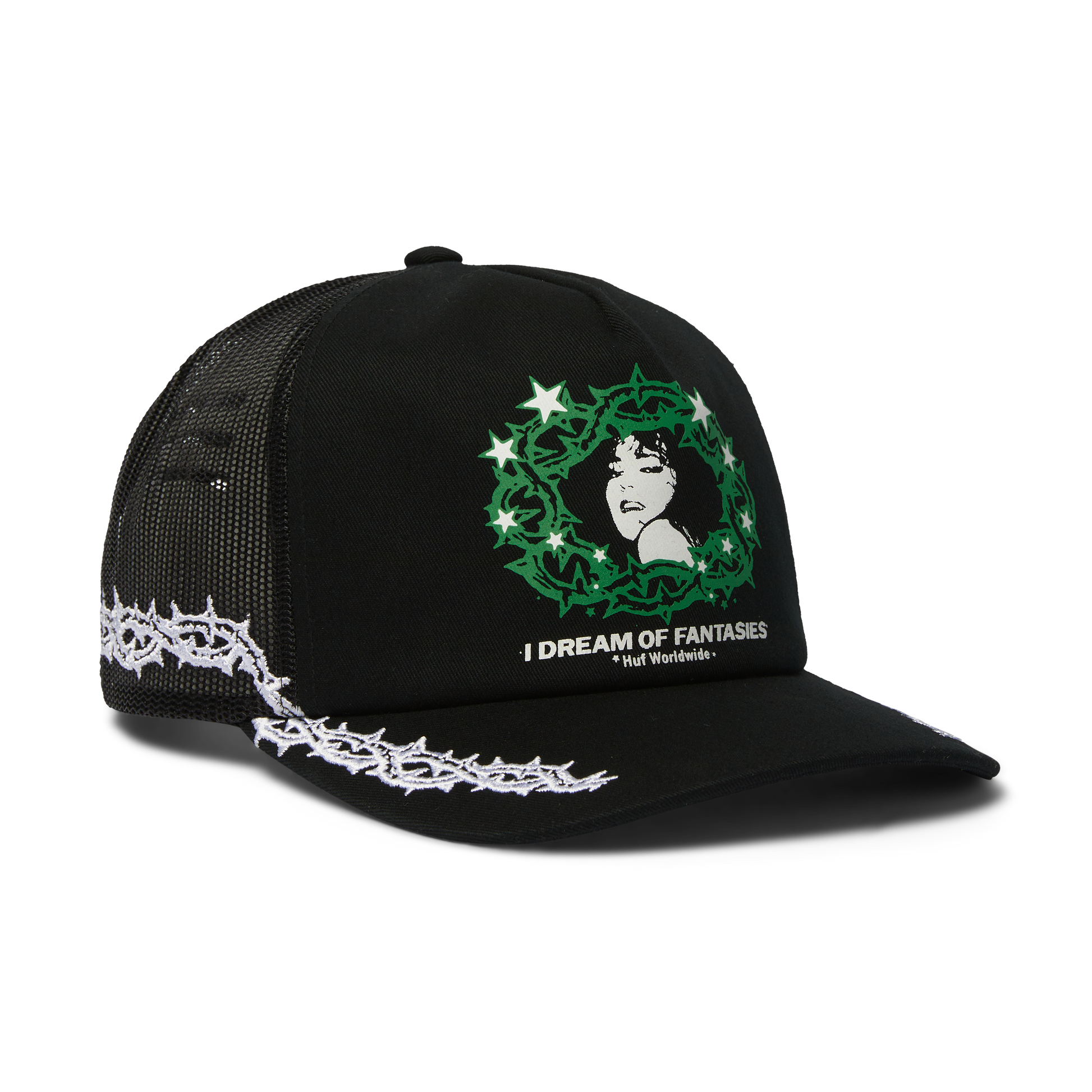 HUF Fantasies Trucker Hat Black