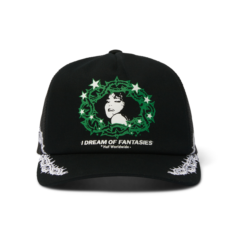 HUF Fantasies Trucker Hat Black