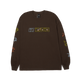 Huf Fetch Long Sleeve T-Shirt Chocolate