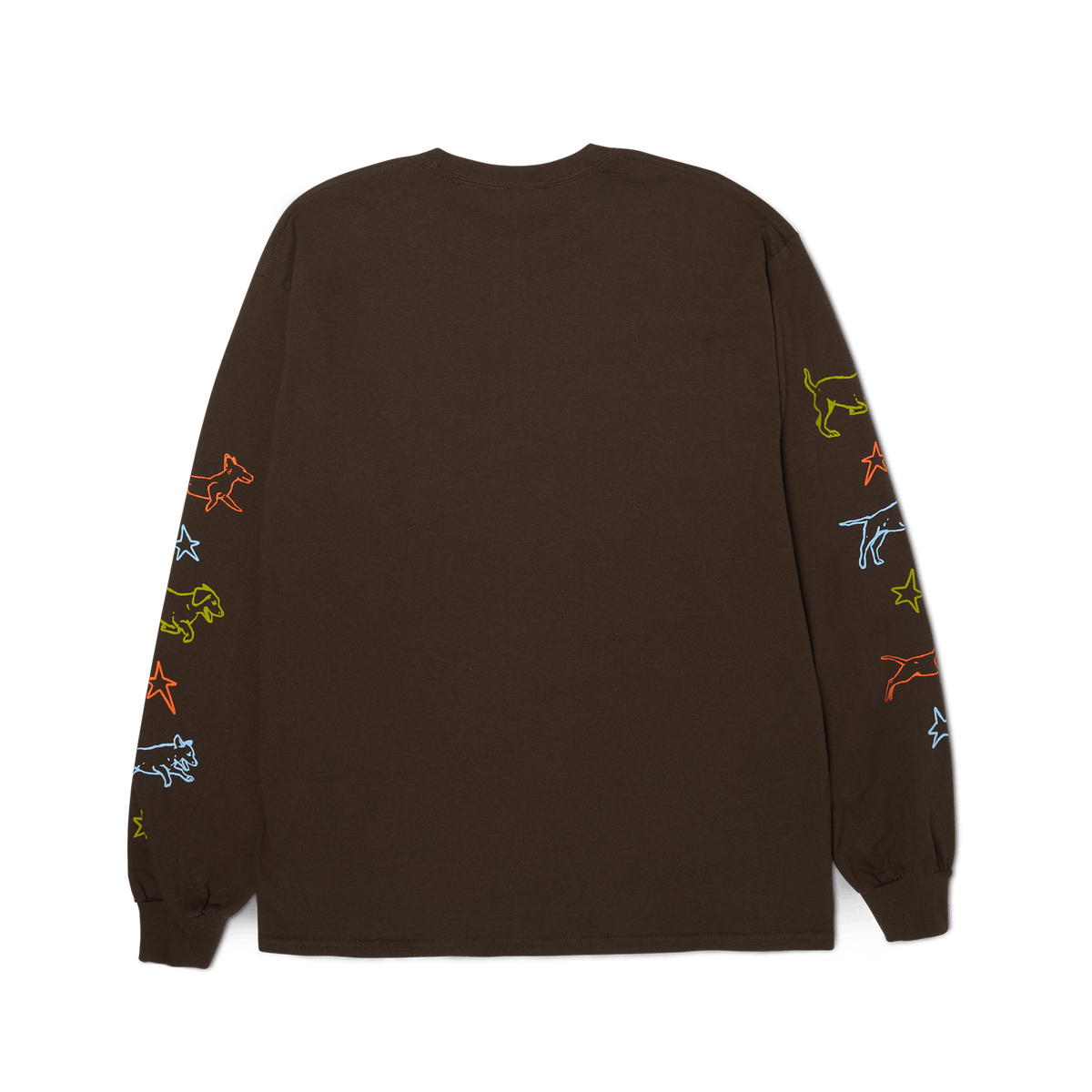 Huf Fetch Long Sleeve T-Shirt Chocolate