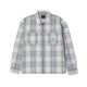 HUF Fillmore Plaid Shacket Grey