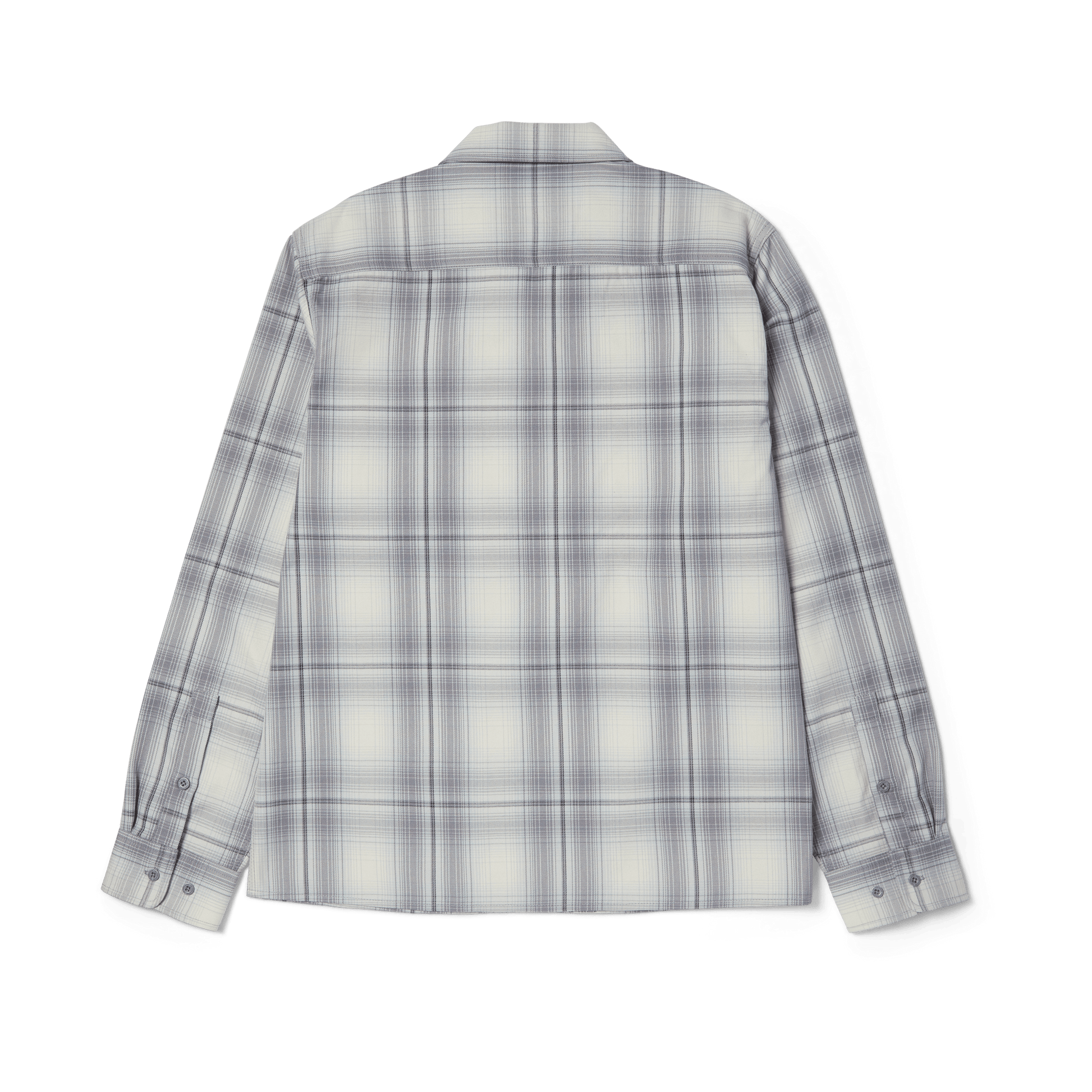 HUF Fillmore Plaid Shacket Grey