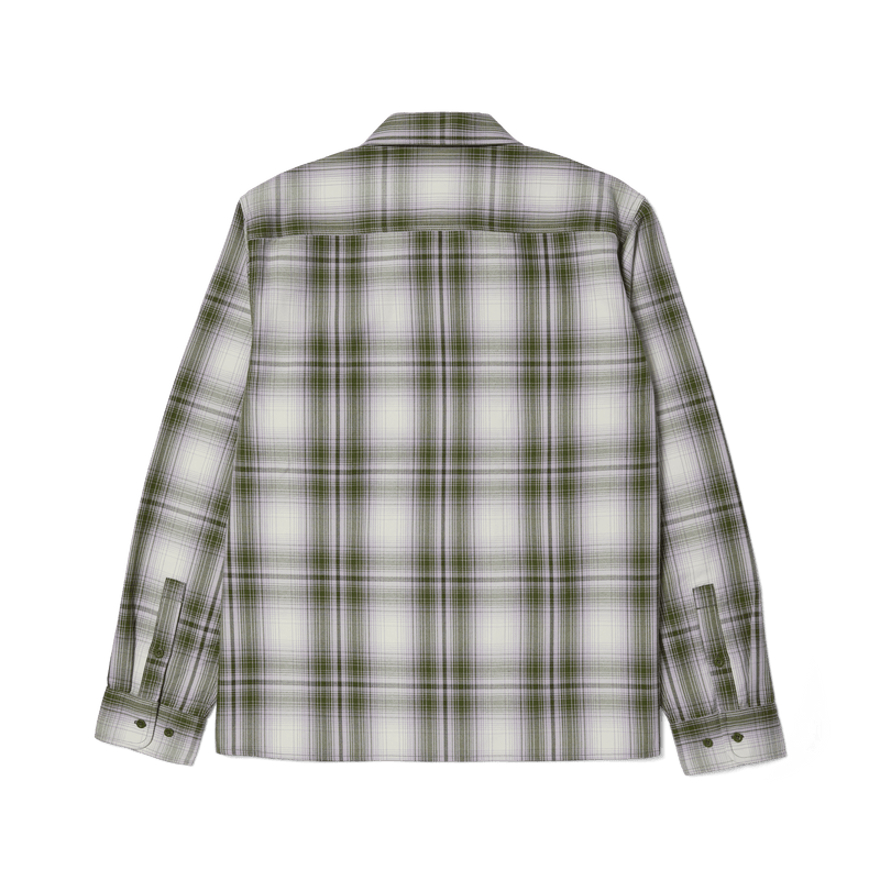 HUF Fillmore Plaid Shacket Leaf