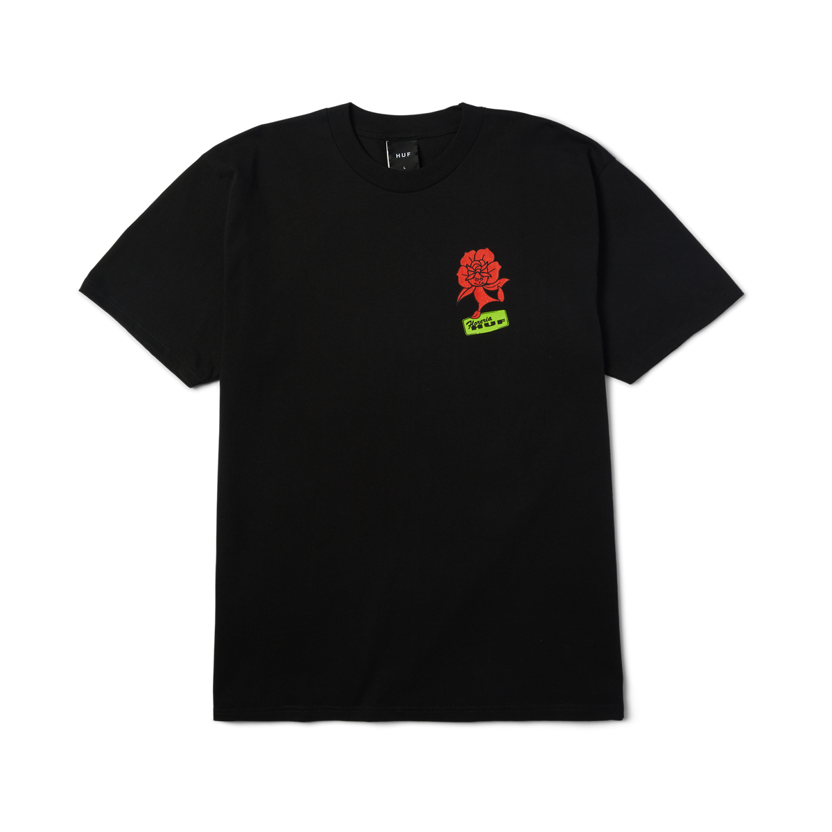 HUF Flower District T-Shirt Black