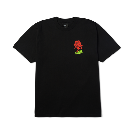 HUF Flower District T-Shirt Black