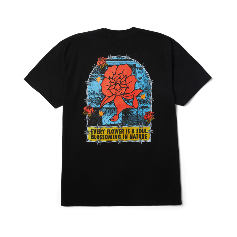 HUF Flower District T-Shirt Black