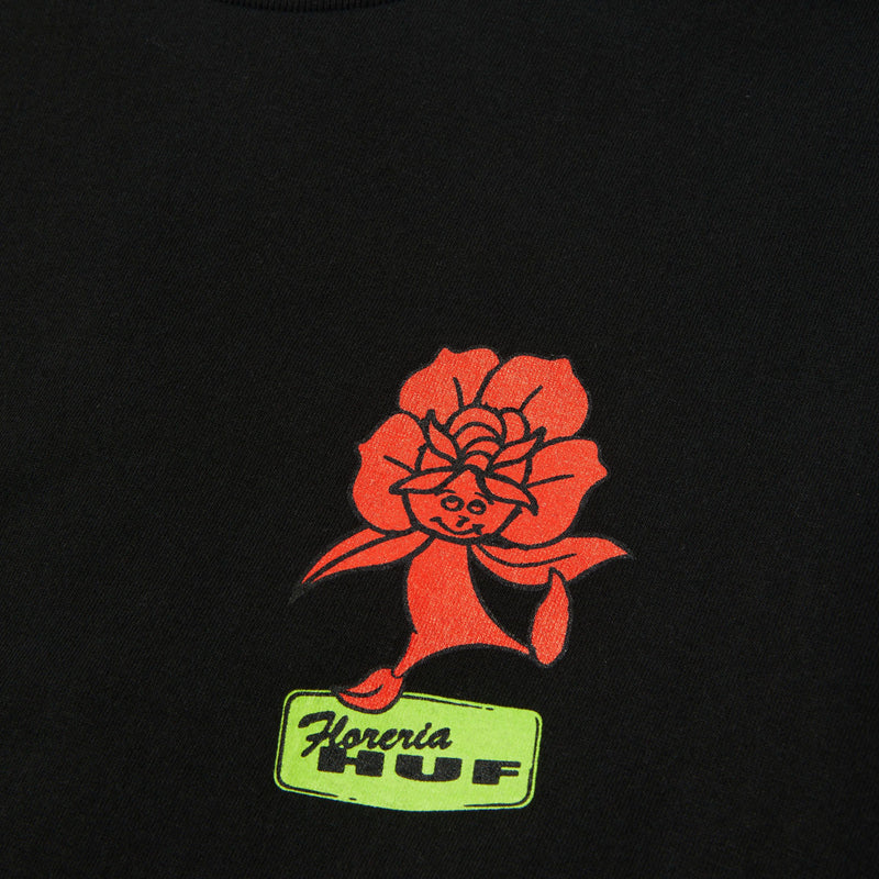 HUF Flower District T-Shirt Black