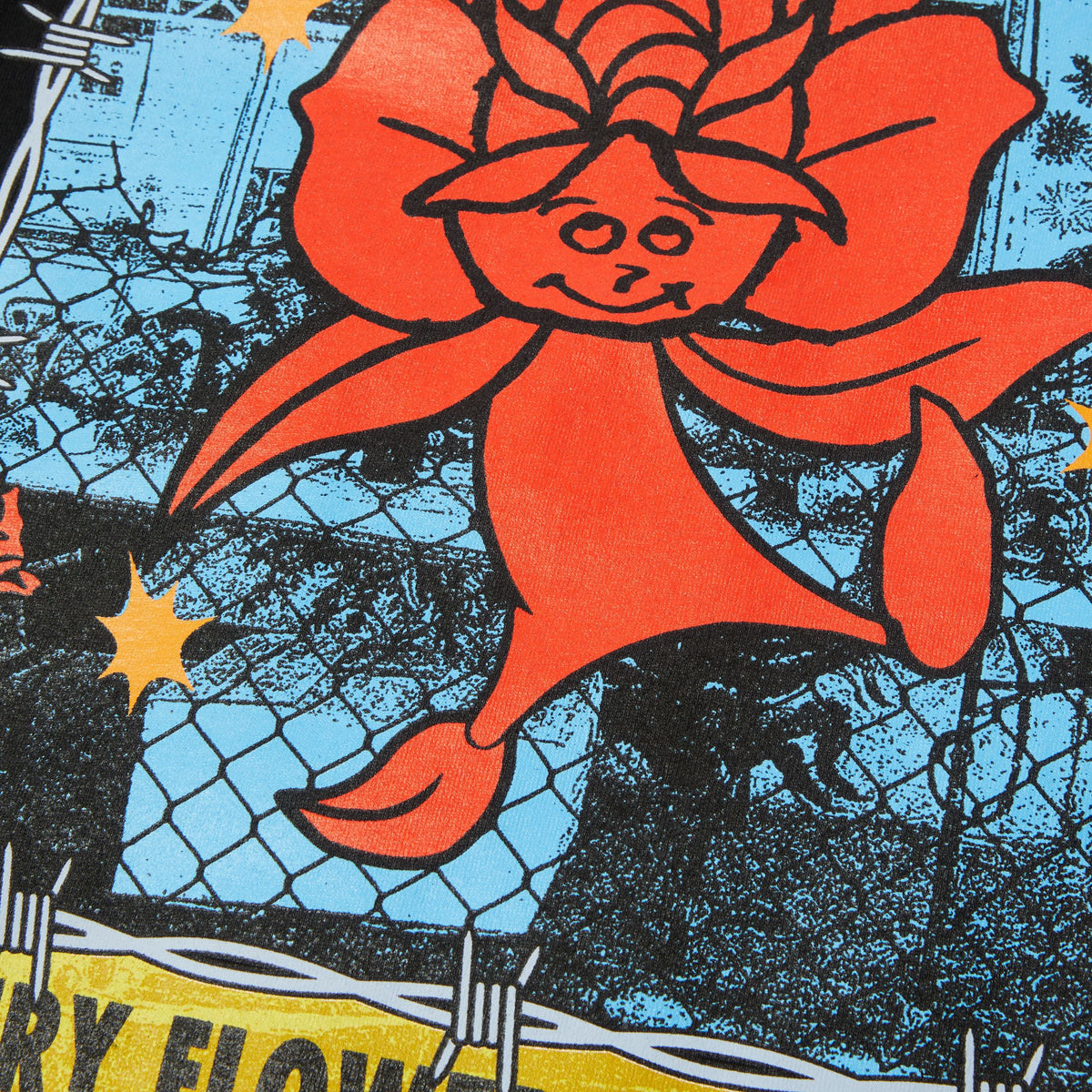 HUF Flower District T-Shirt Black