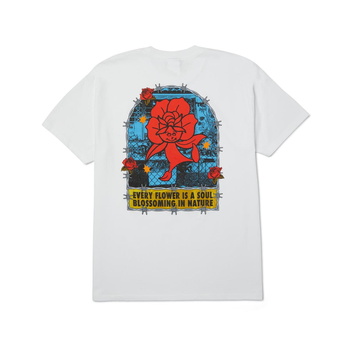 HUF Flower District T-Shirt White