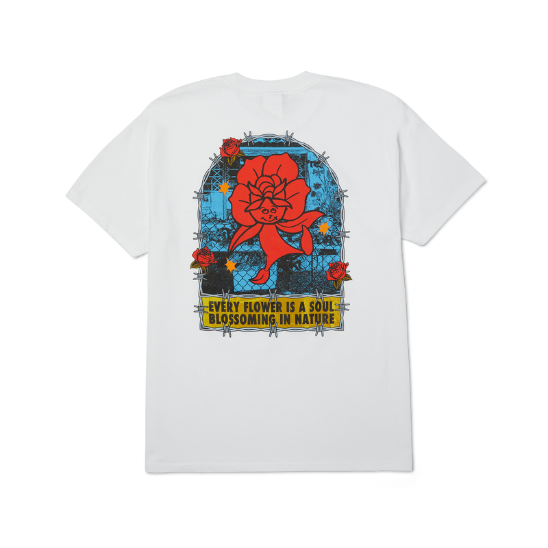 HUF Flower District T-Shirt White