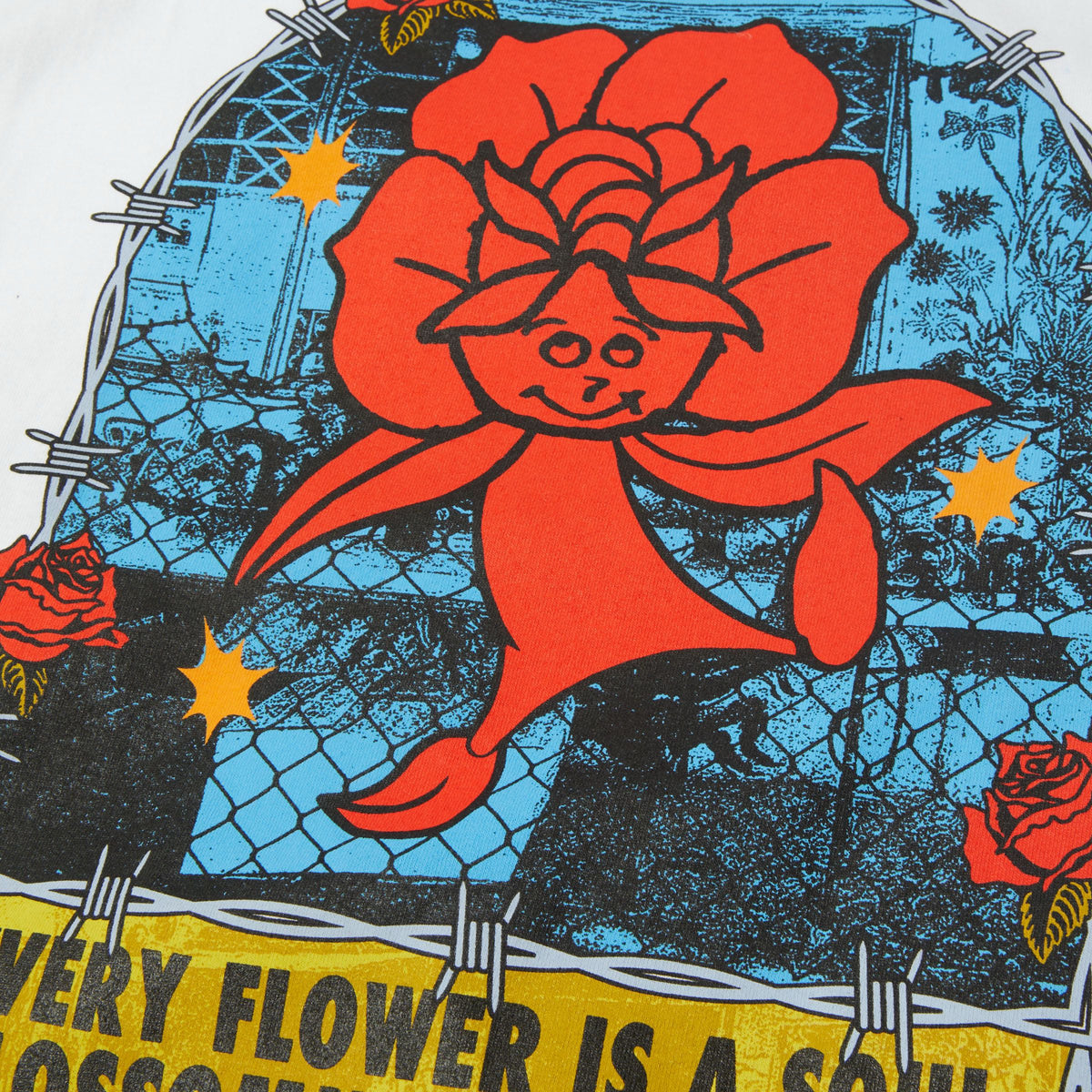 HUF Flower District T-Shirt White