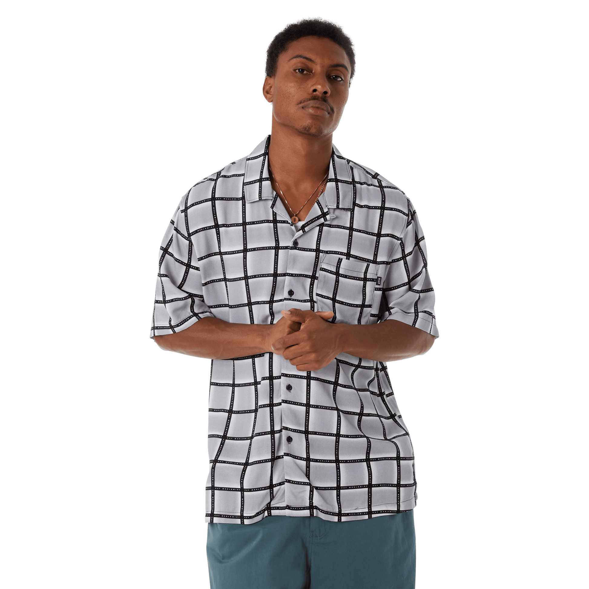 HUF Flynn Resort Shirt Black