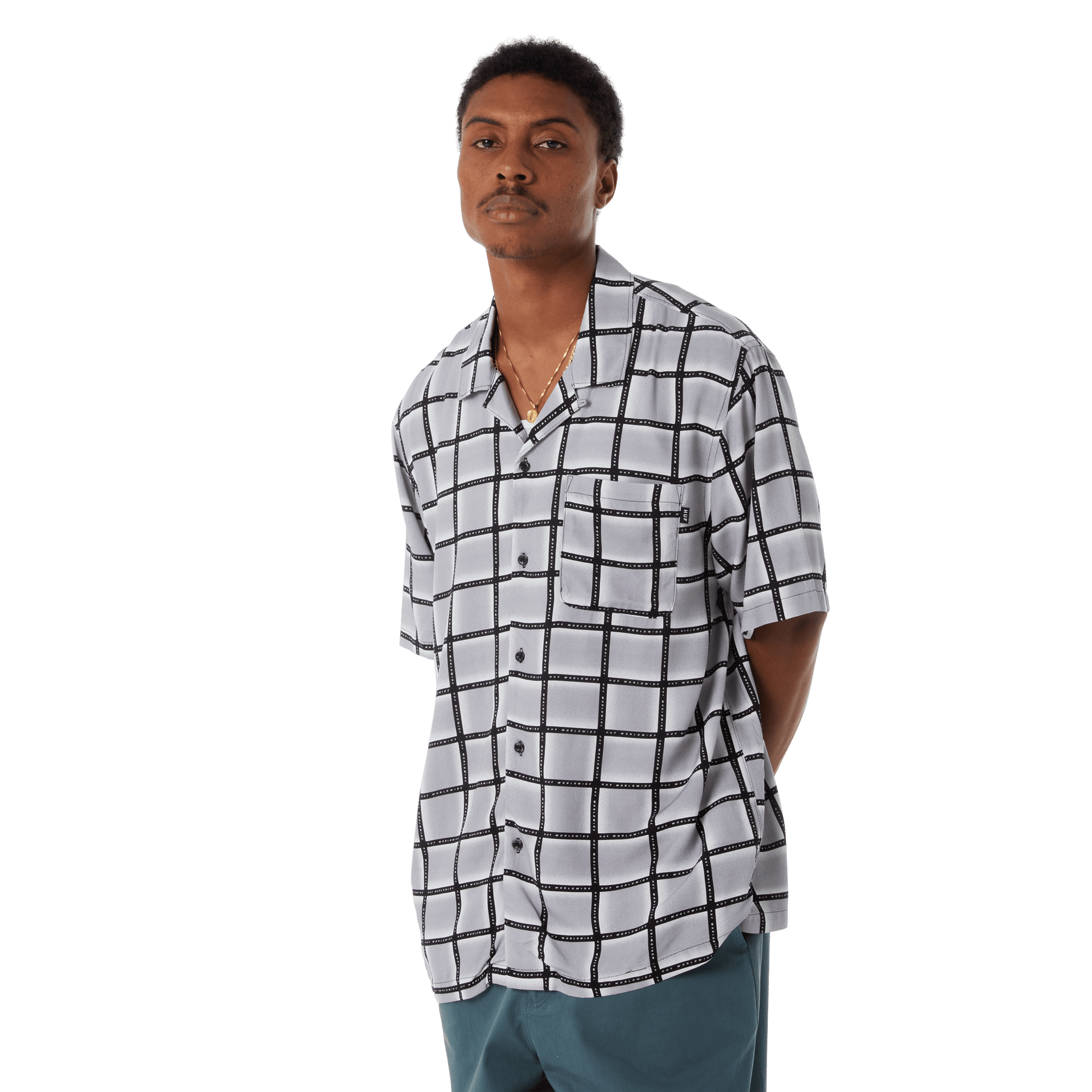 HUF Flynn Resort Shirt Black