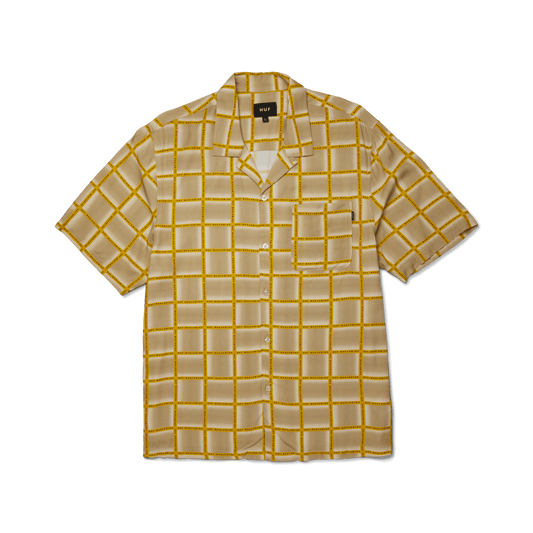 HUF Flynn Resort Shirt Mustard