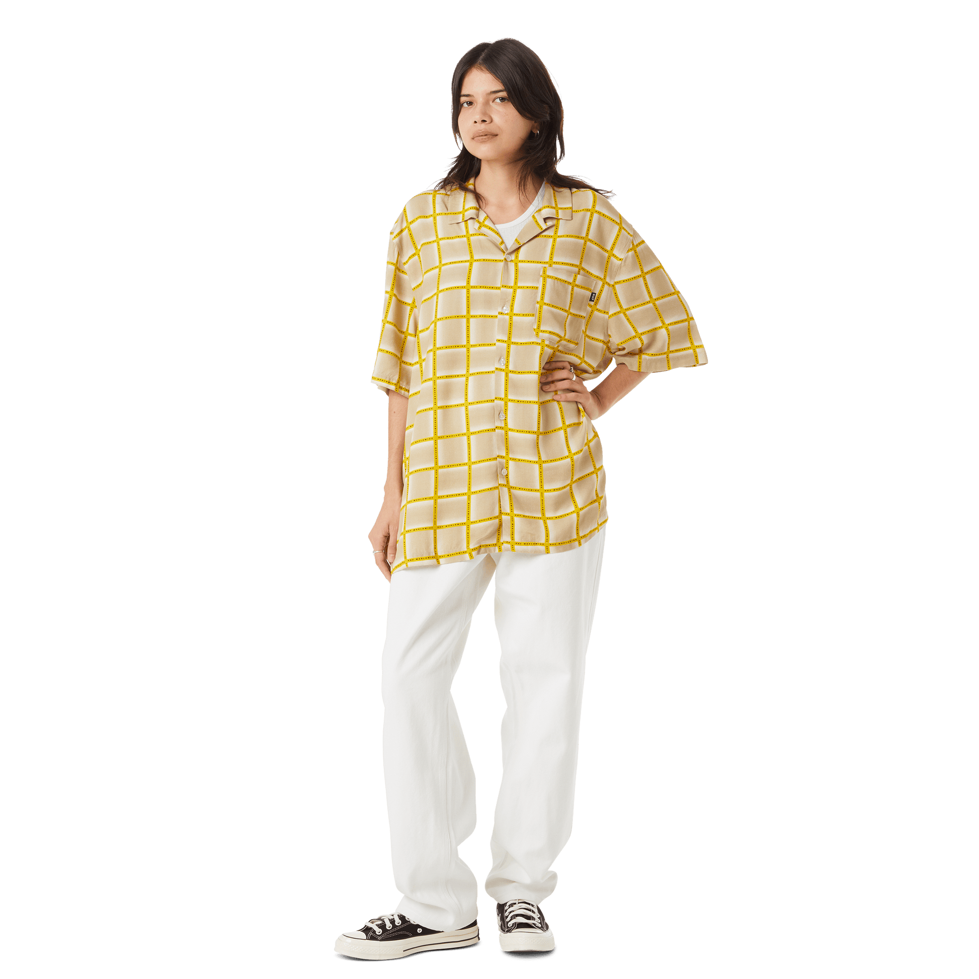 HUF Flynn Resort Shirt Mustard
