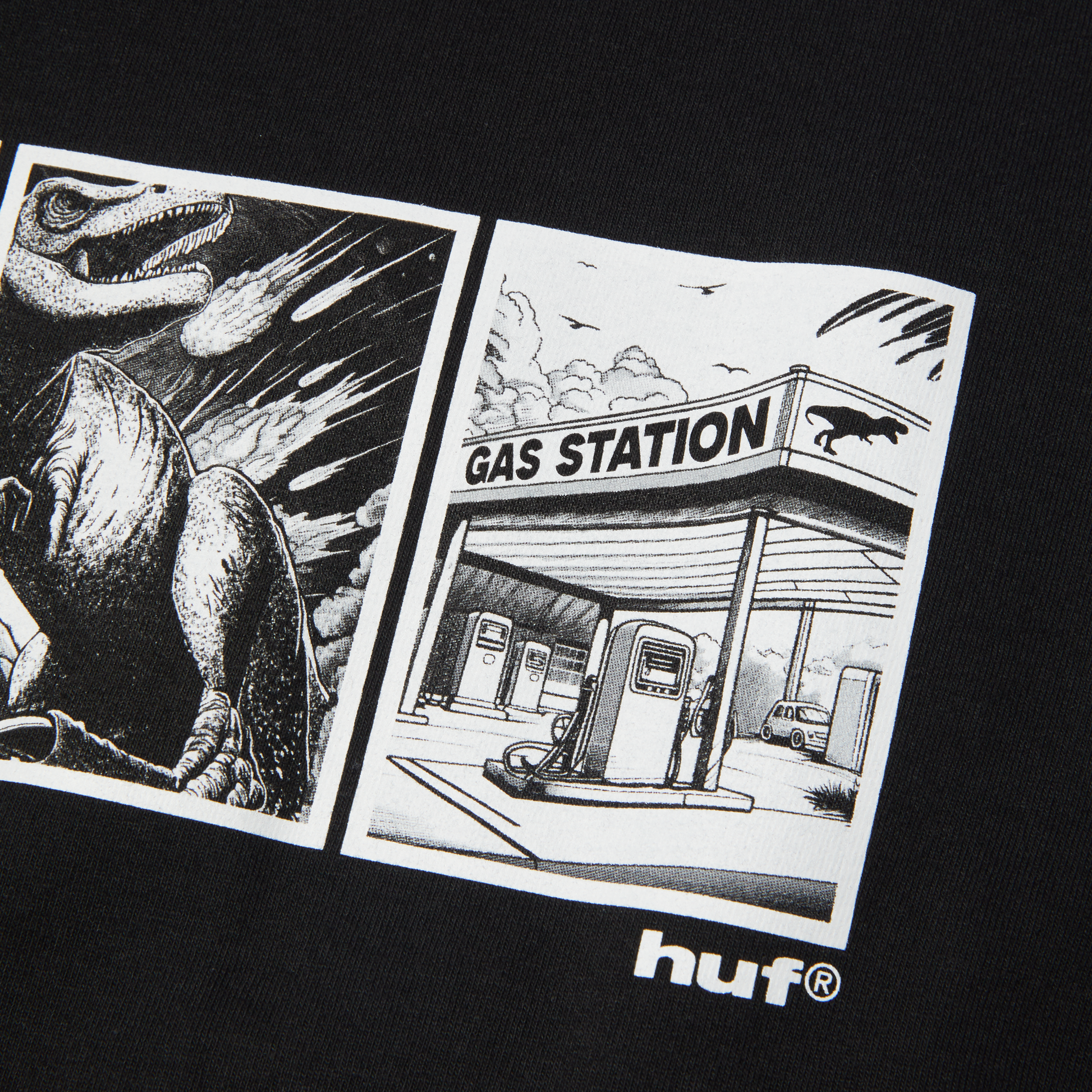 HUF Fossil Fuel T-Shirt Black