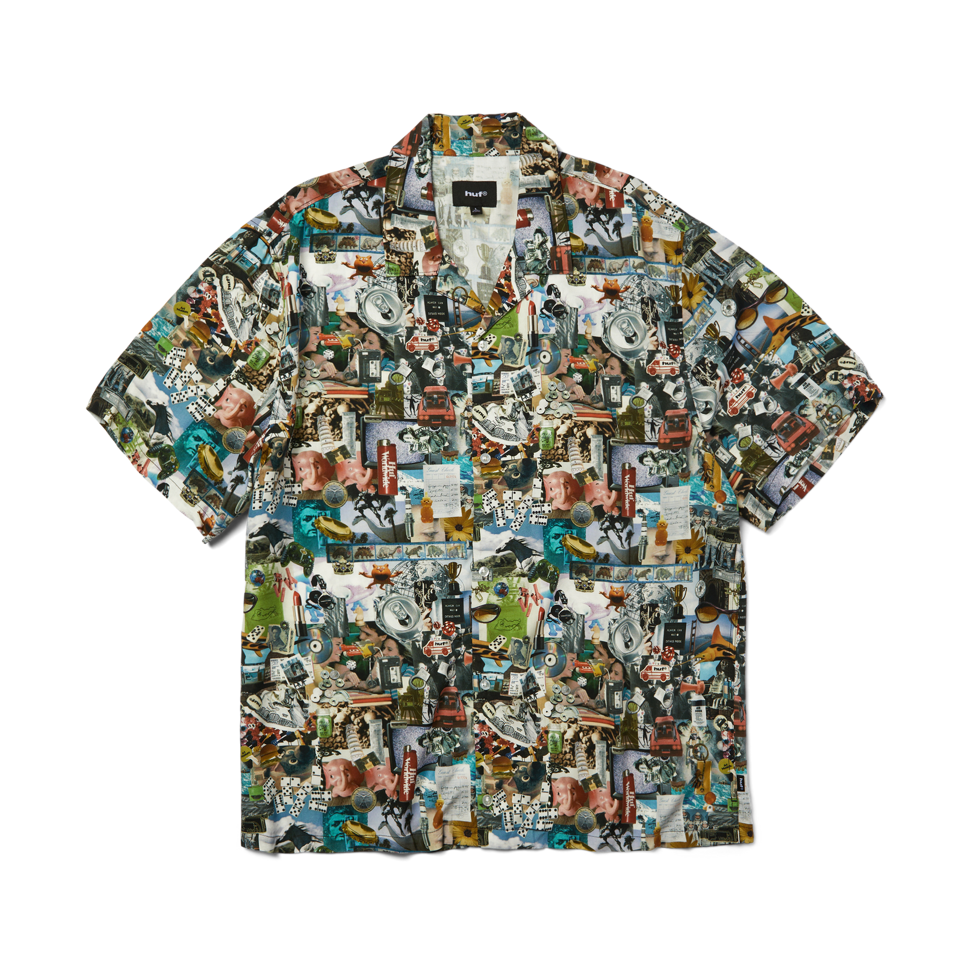 HUF From The Road Resort Shirt Multi