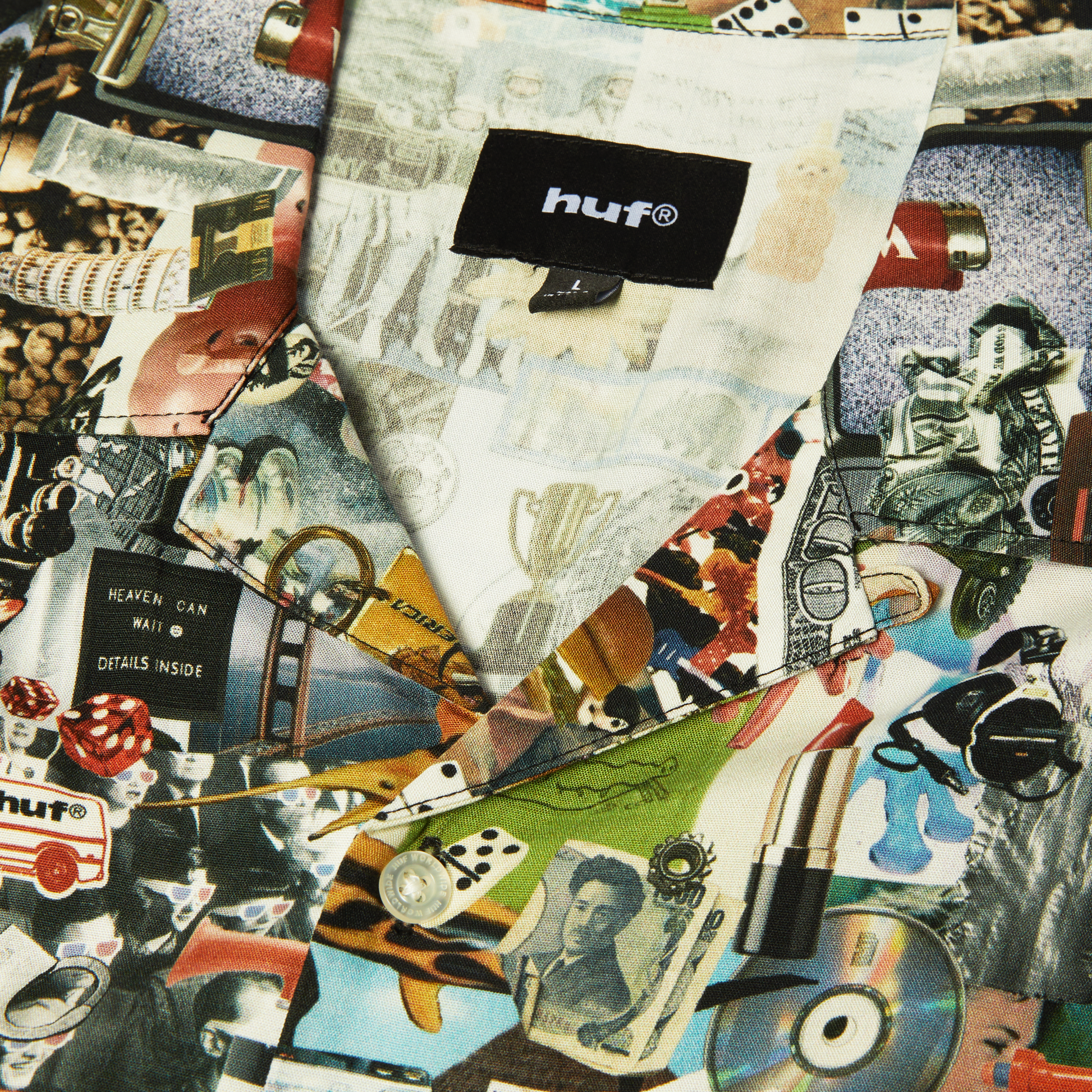 HUF From The Road Resort Shirt Multi
