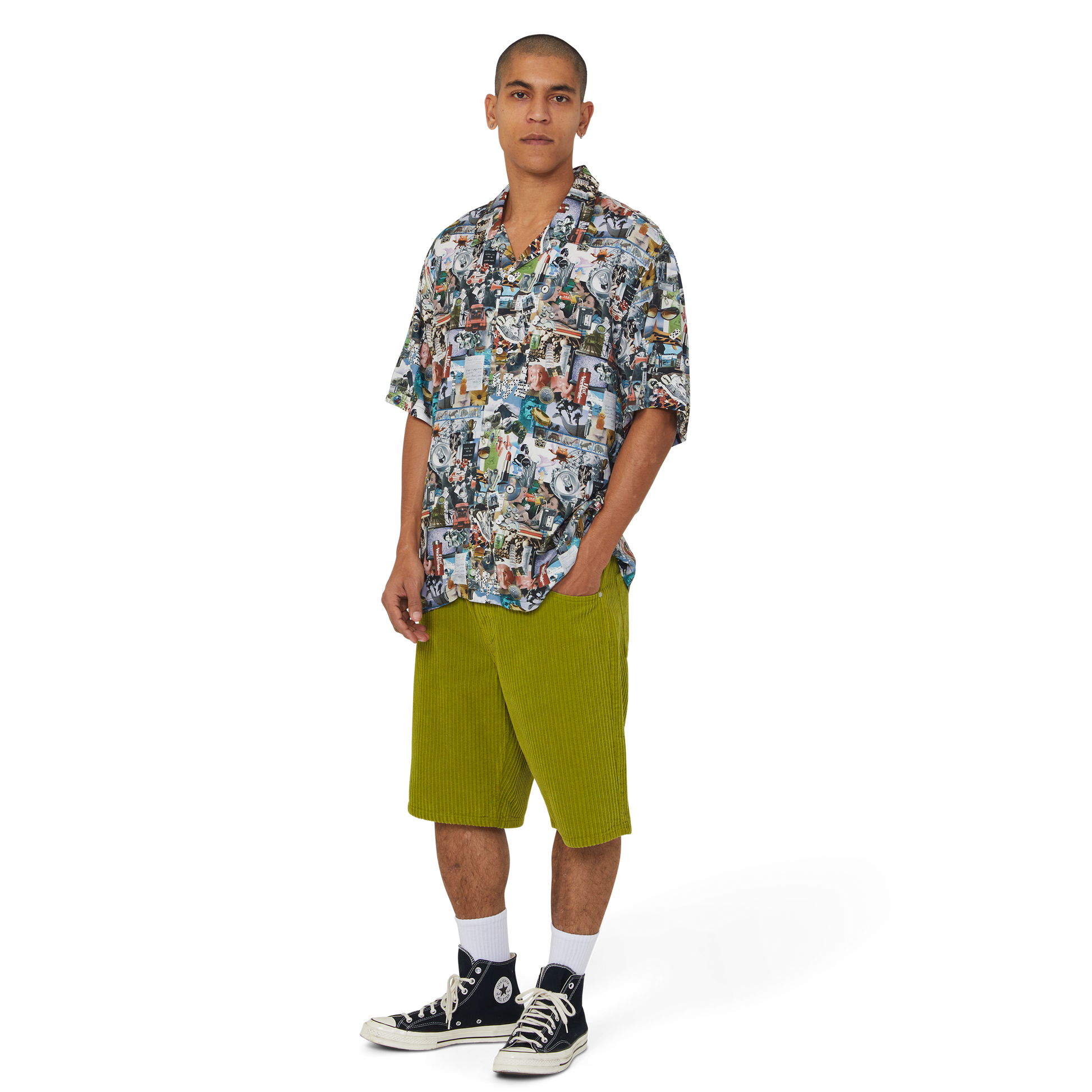 HUF From The Road Resort Shirt Multi