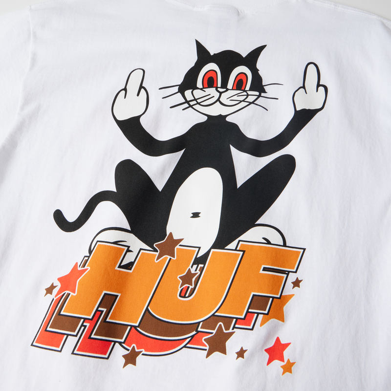 HUF FTW Cat T-Shirt White