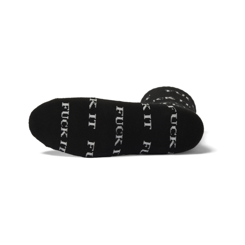 HUF Fuck It Crew Sock 3-Pack White/Black/Heather