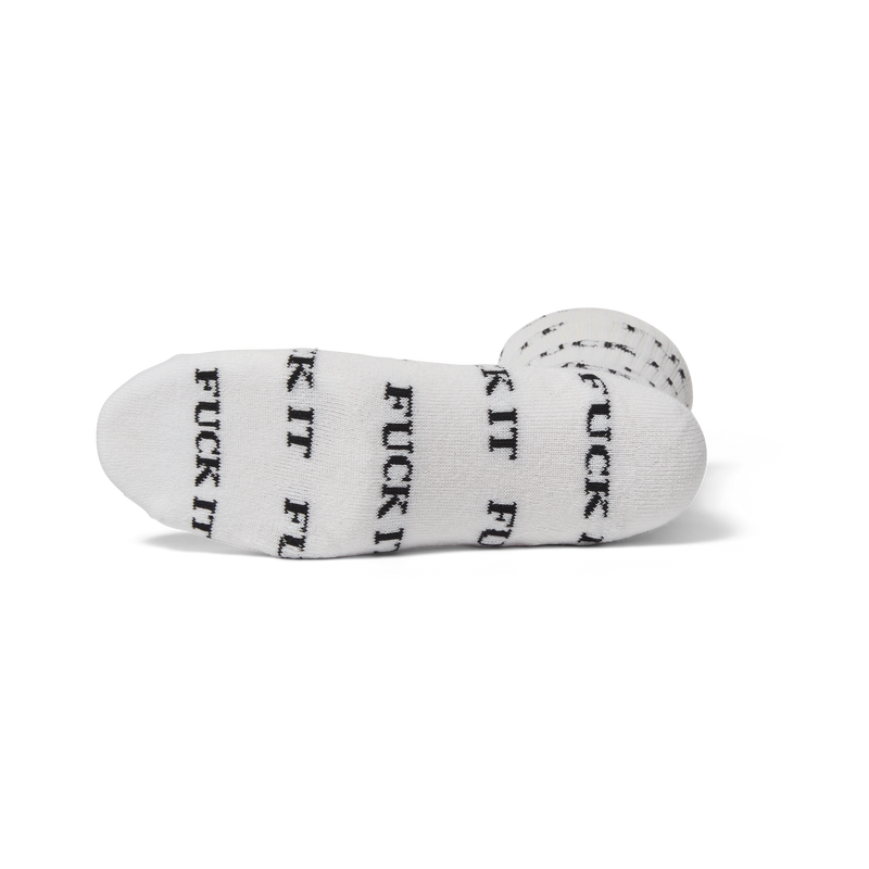 HUF Fuck It Crew Sock 3-Pack White/Black/Heather