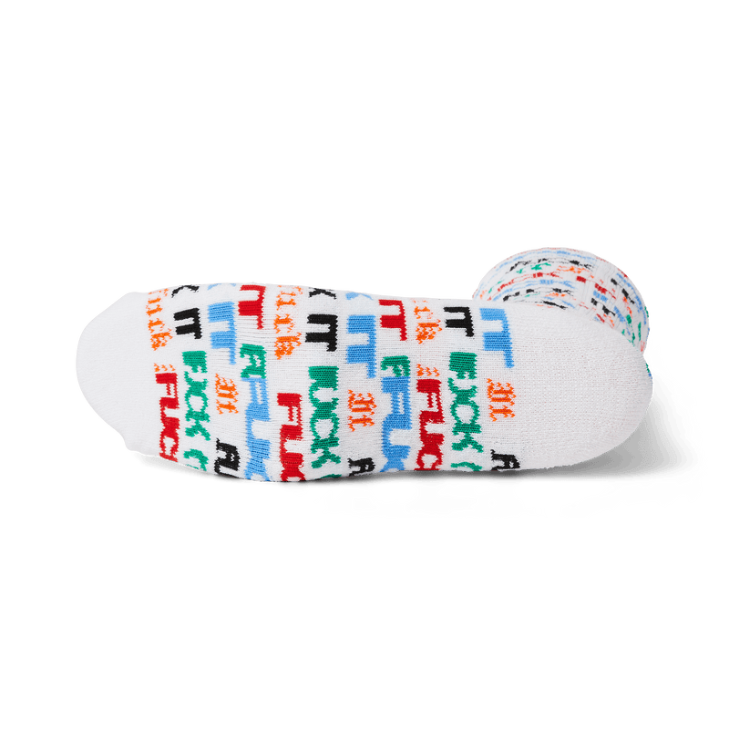 HUF Fuck It Flyer Sock White