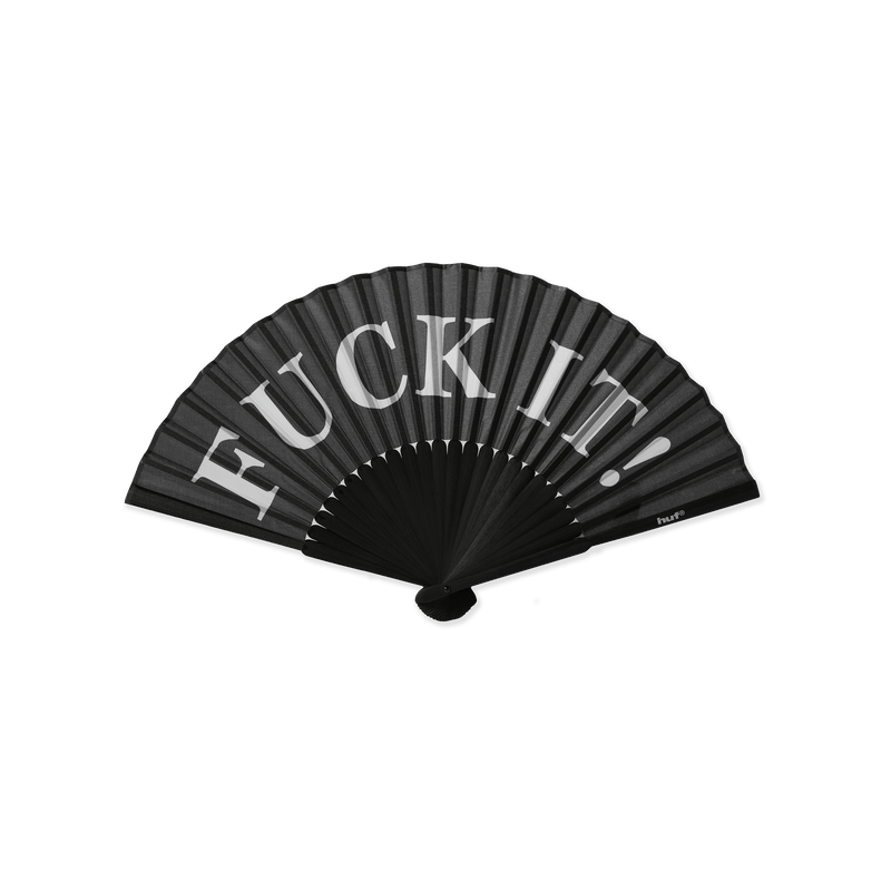 HUF Fuck It Folding Fan - Black