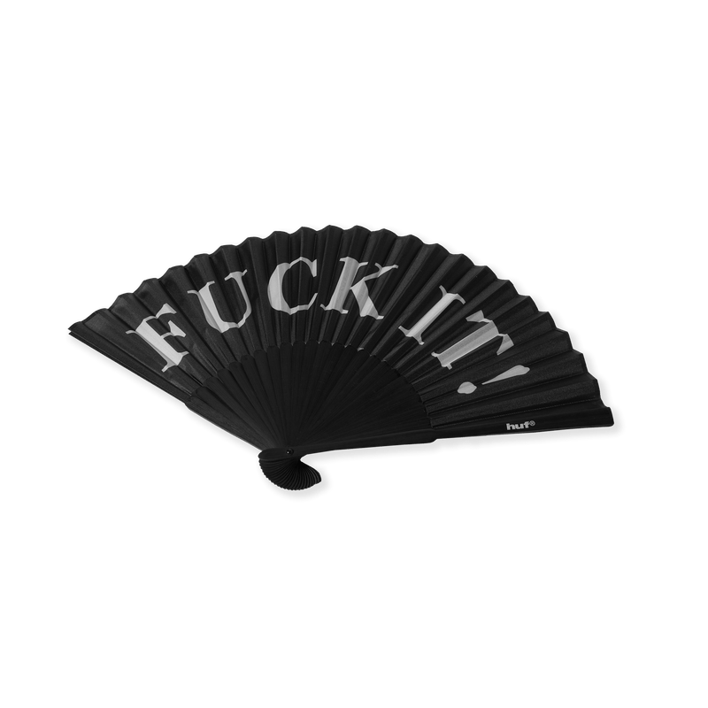 HUF Fuck It Folding Fan - Black