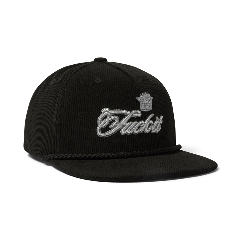 HUF Fuck It Lux Snapback Hat Black