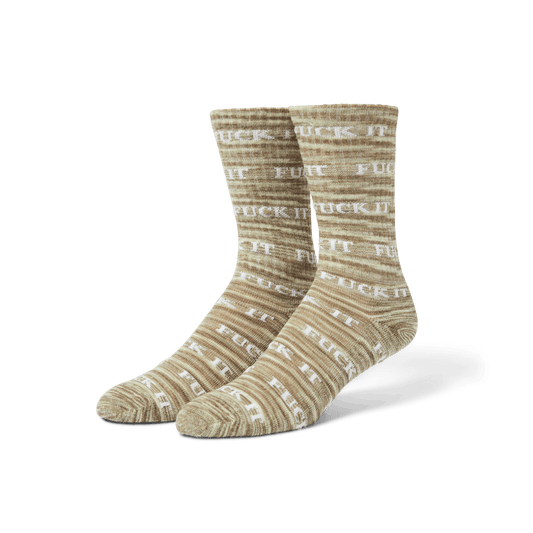 Huf Fuck It Marled Sock Olive