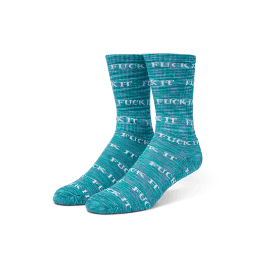 Huf Fuck It Marled Sock Sea Green