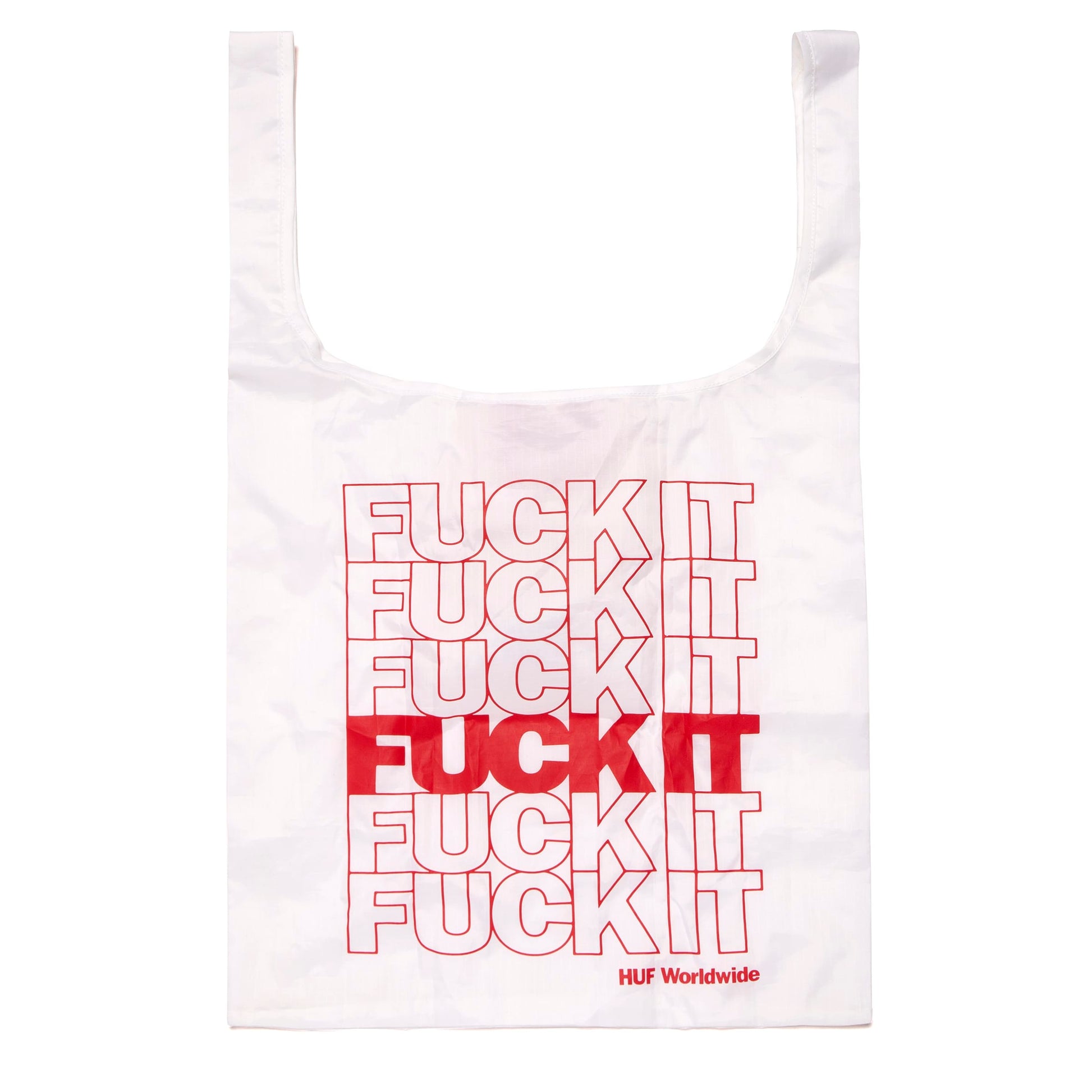 Huf Fuck It Packable Bodega Bag White