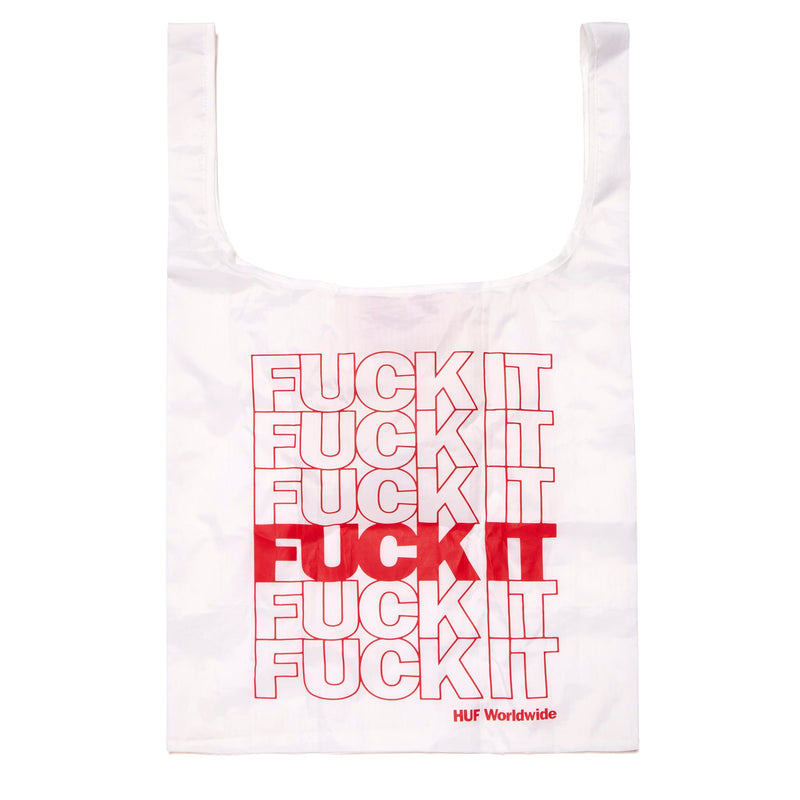 Huf Fuck It Packable Bodega Bag White