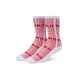 Huf Fuck It Repeat Crew Sock White
