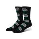 Huf Fuck It Rose Crew Sock Black