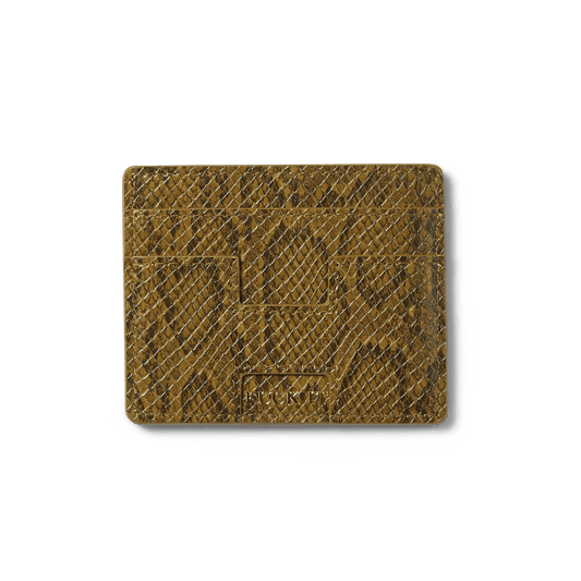 HUF Fuck It Snakeskin Cardholder Green