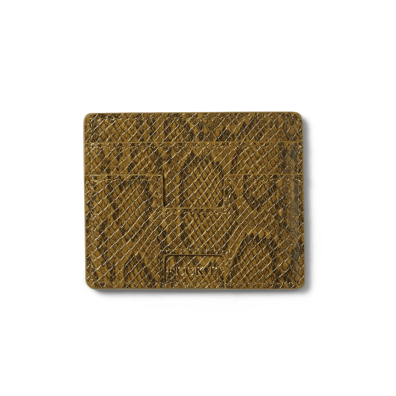 HUF Fuck It Snakeskin Cardholder Green