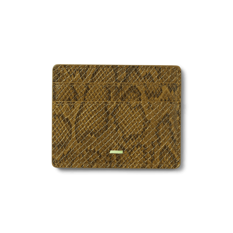 HUF Fuck It Snakeskin Cardholder Green
